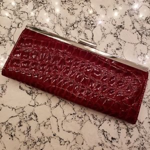 Vintage red clutch